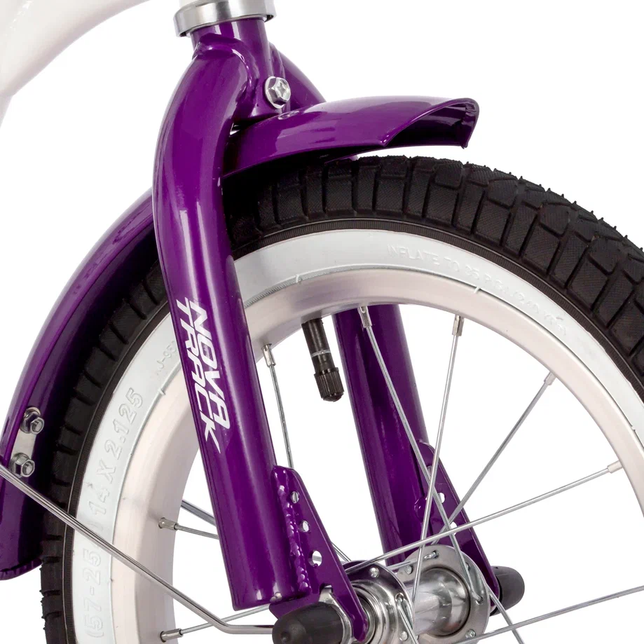 Детский велосипед Novatrack Butterfly 14 фиолетовый