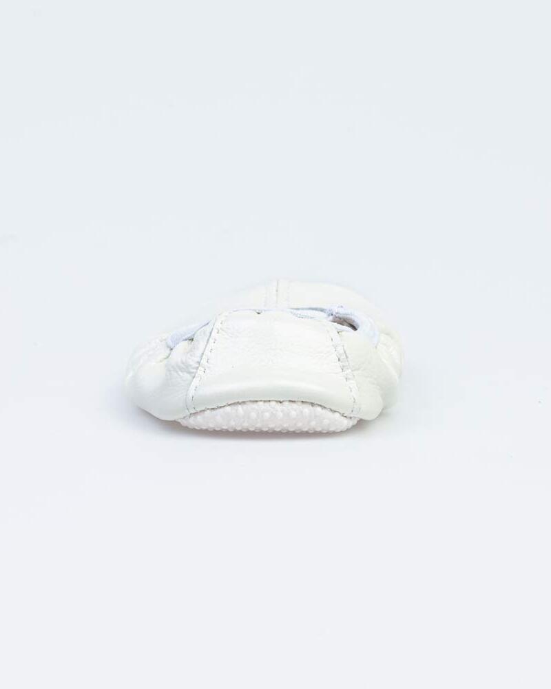 Чешки "Котофей" белые Натуральная кожа