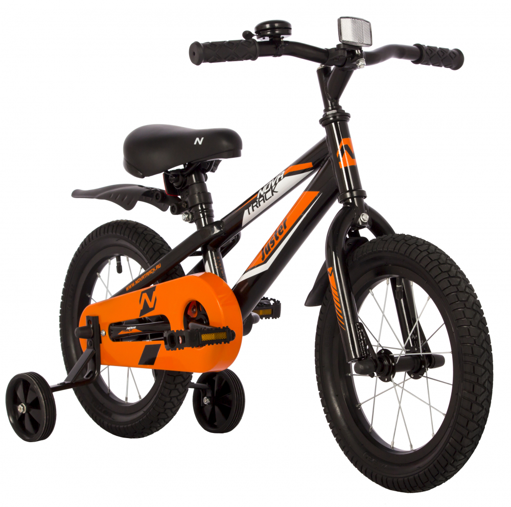 Детский велосипед Novatrack JUSTER 14 черный
