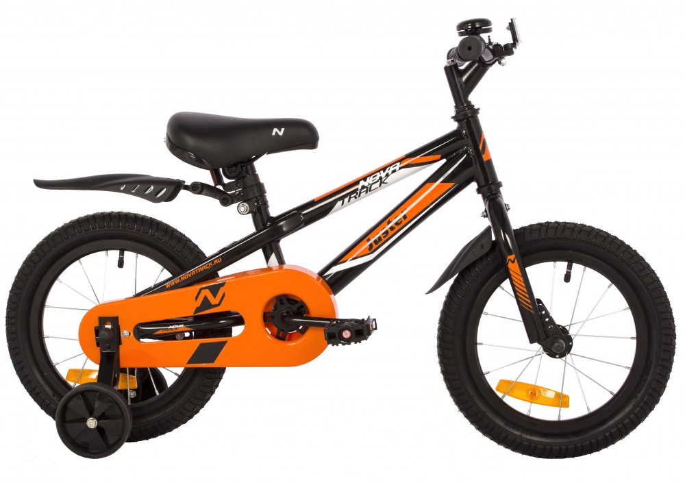 Детский велосипед Novatrack JUSTER 14 черный