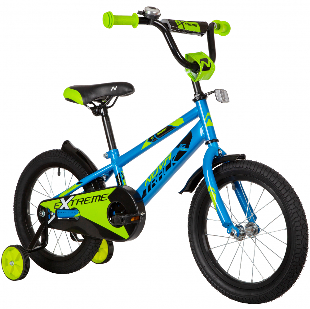 Детский велосипед Novatrack Extreme 16 синий