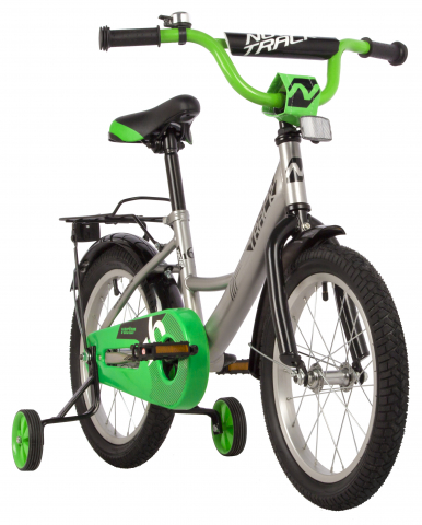 Детский велосипед Novatrack Vector 16 серебристый