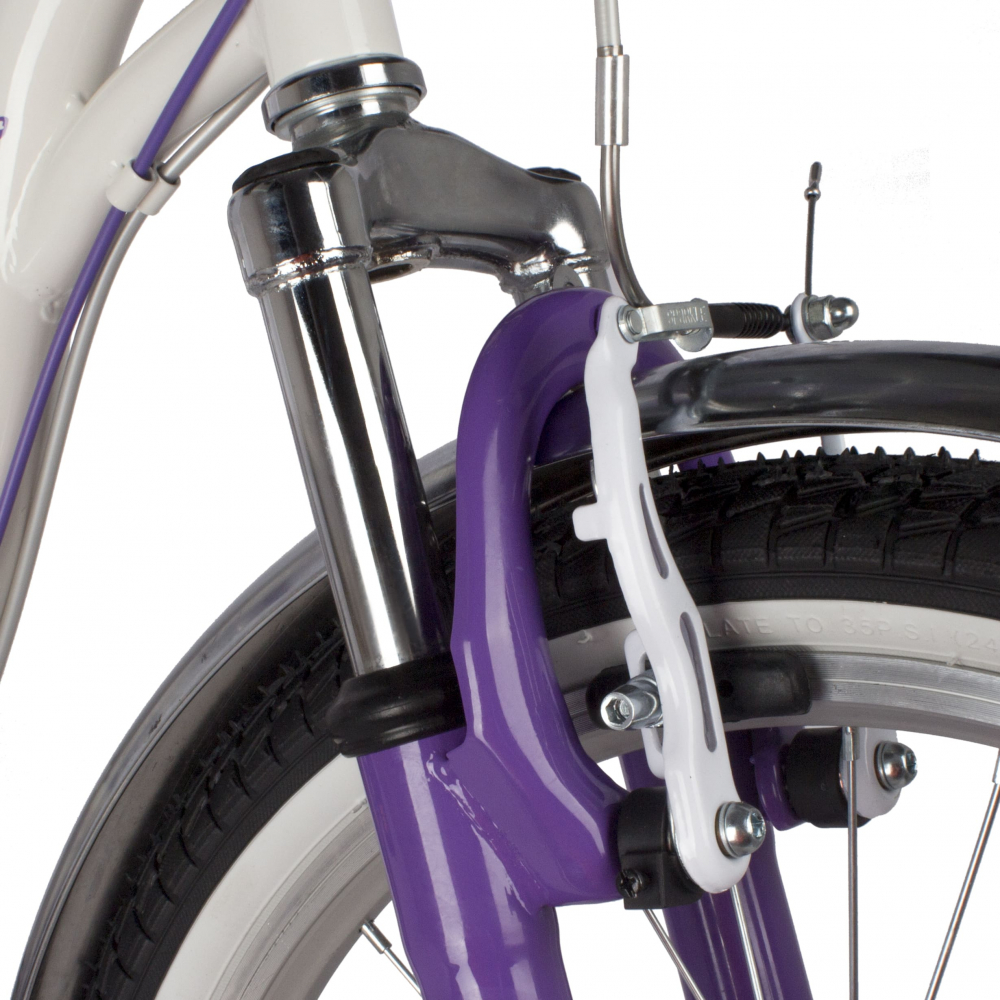 Детский велосипед Novatrack Butterfly 6.V фиолетовый